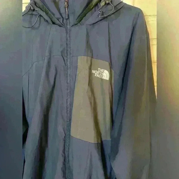 The North Face Hooded Windbreaker Jacket Navy Blue Men’s Large - Picture 11 of 11